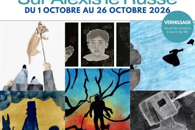 Exposition "Sur Alexis le Russe" par Gus et les élèves du lycée Millet