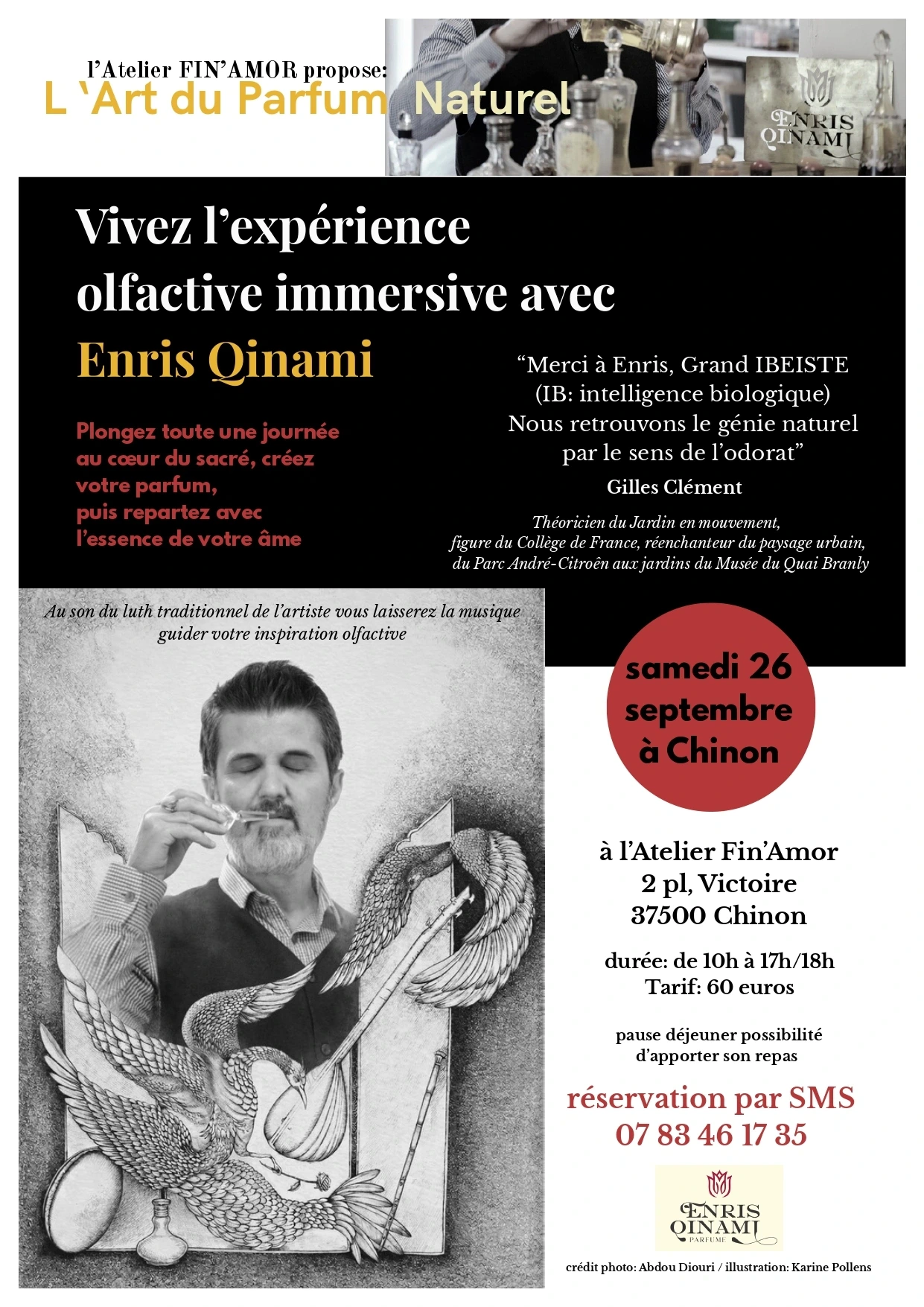Atelier-conférence : "L'Art du Parfum au naturel"