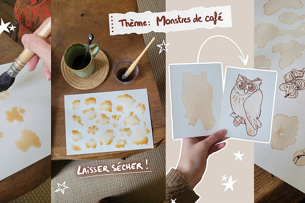 Atelier dessin "Monstres de café"