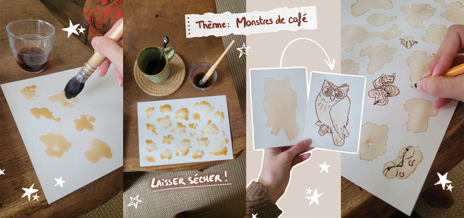 Atelier dessin "Monstres de café"