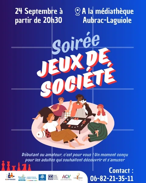 Soirée jeux de société