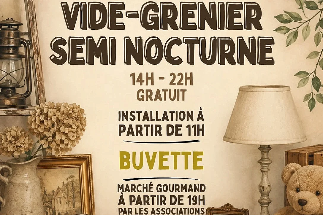 Vide-grenier semi-nocturne