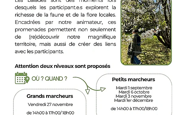Balade avec la Croisée des Villages - Petits marcheurs