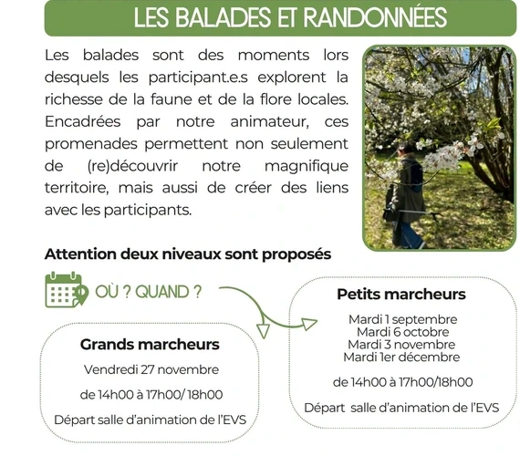 Balade avec la Croisée des Villages - Petits marcheurs