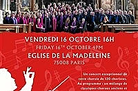 Grand concert 120 choristes américains