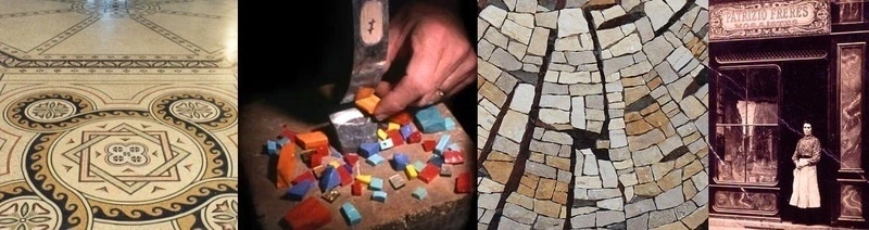 Visite de l'atelier de mosaïques de Michel Patrizio, maître artisan : le plus