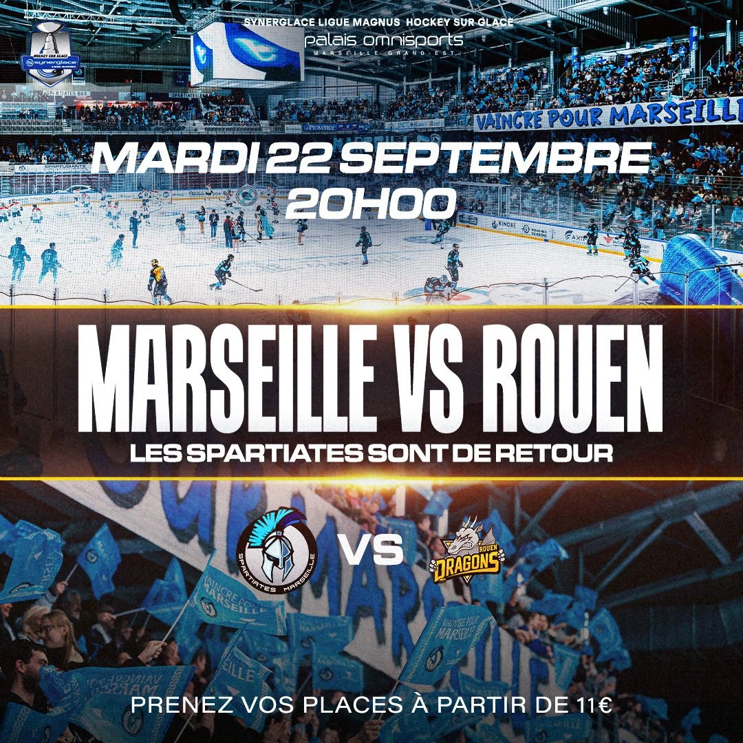 Les Spartiates de Marseille VS Les Dragons de Rouen