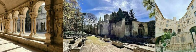 2ème journée à Arles avec Isabelle : les Alyscamps (nécropole chrétienne), 