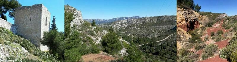 Randonnée avec Marianne : mines de bauxite d'Allauch, col de Canteperdrix, 