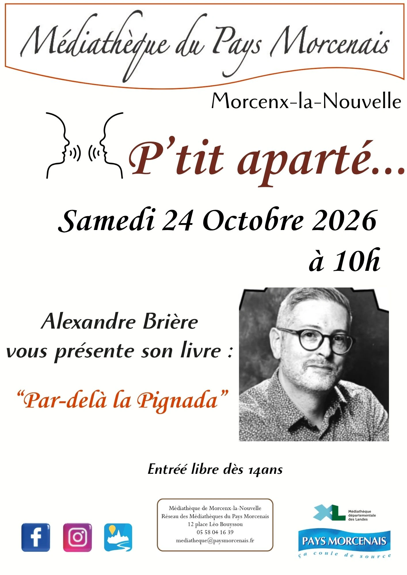 P'tit aparté "Alexandre Brière vous présente son livre"