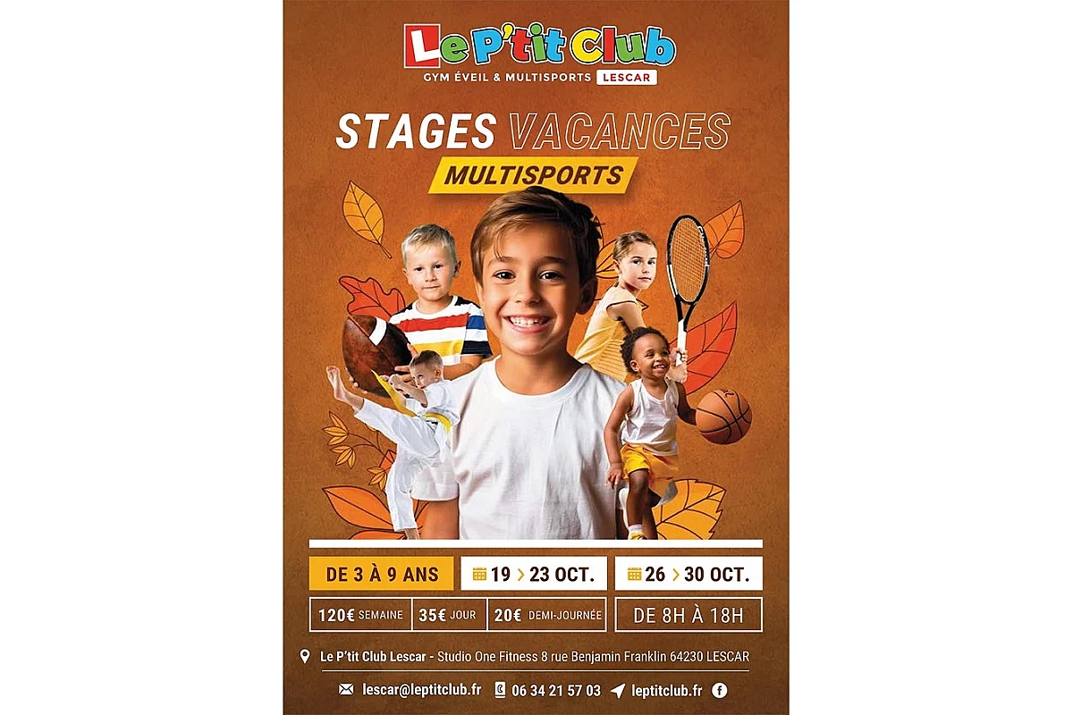 Stages multisports enfants "Le P'tit Club"