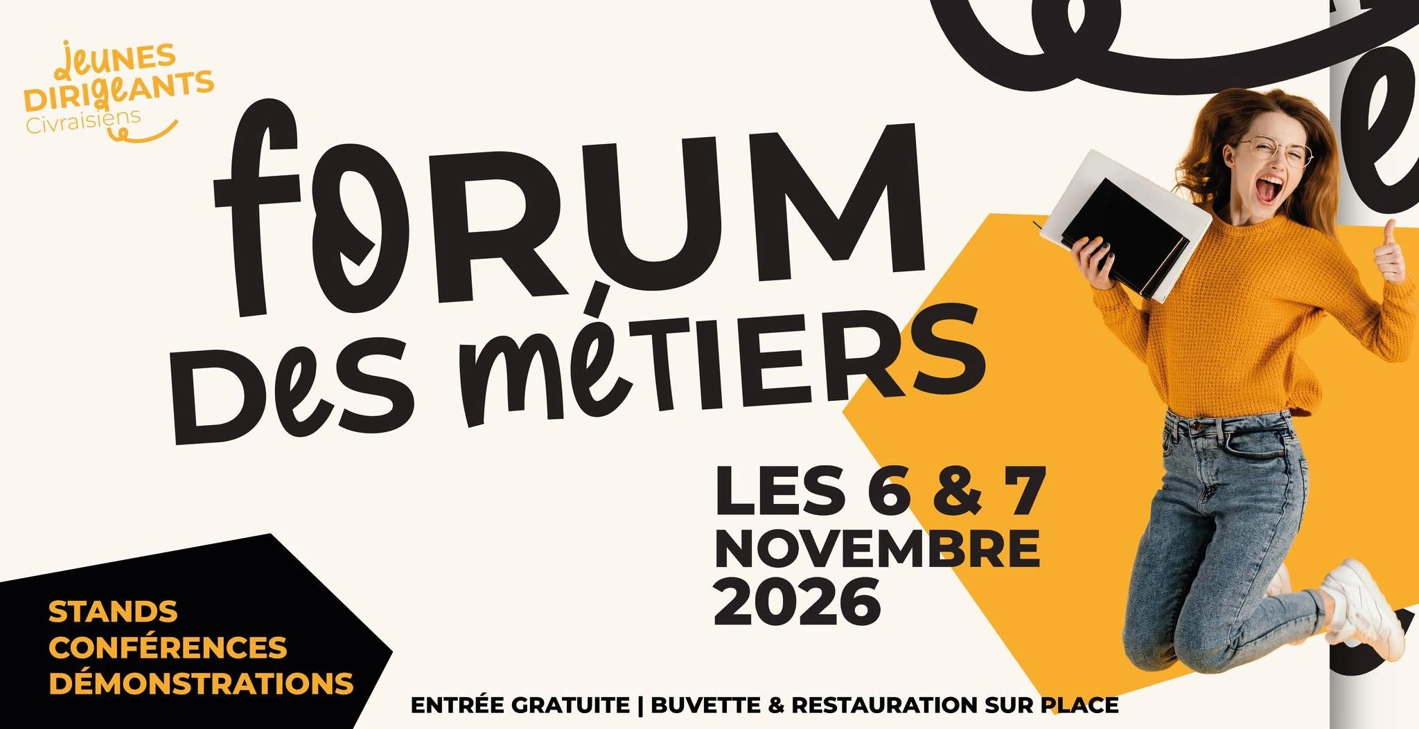 Forum des Métiers de l'association des Jeunes Dirigeants du Civraisien en Poitou