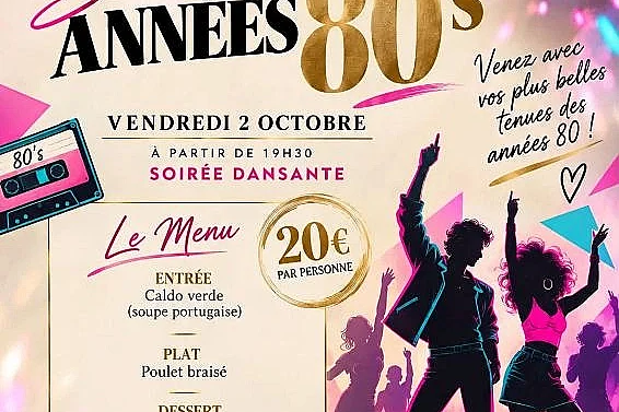 Soirée dansante années 80's chez Ana