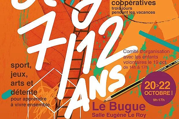 Stage 7/12 ans - vacances coopératives
