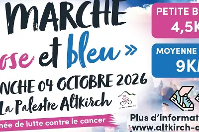 La marche rose et bleu - Journée de lutte contre le cancer