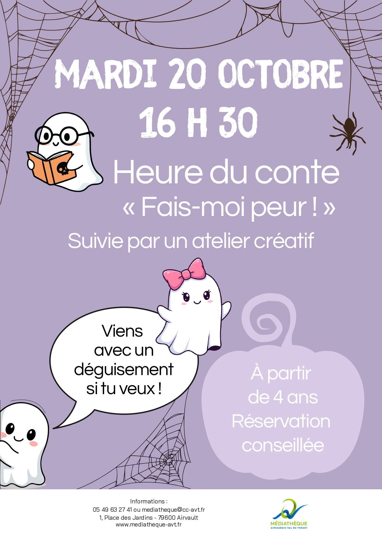Heure du conte "Fais-moi peur !"
