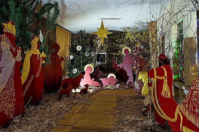 Sentier des crèches : Église Saint-Michel