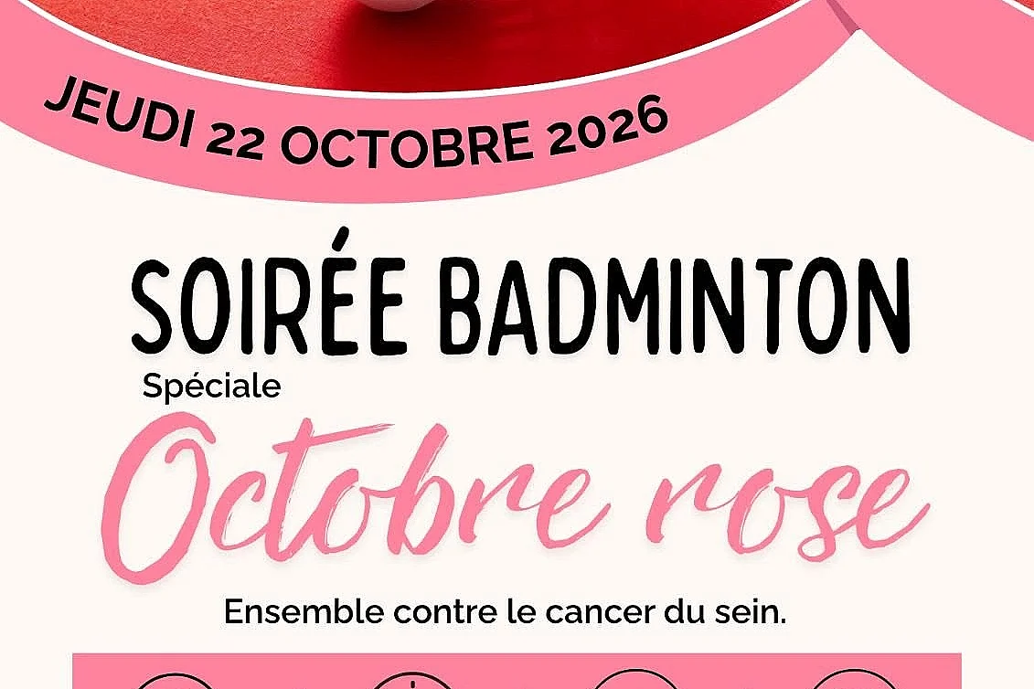 Octobre Rose - Soirée badminton