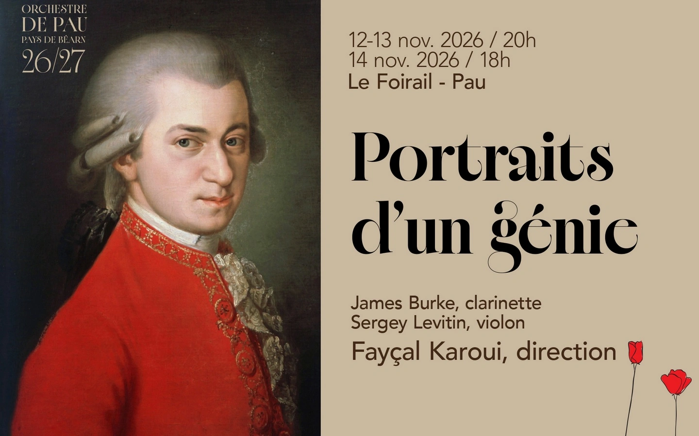 OPPB - Concert Symphonique "Portraits d'un génie"