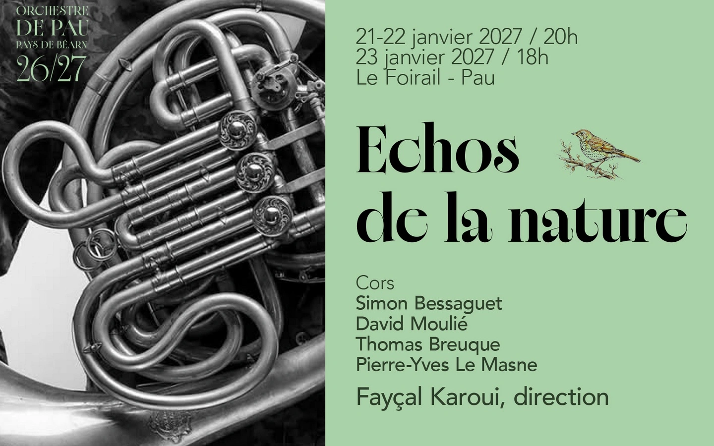 OPPB - Concert Symphonique "Echos de la nature"