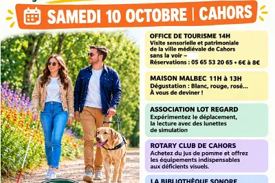 Visite immersive, sensorielle et patrimoniale de la ville de Cahors