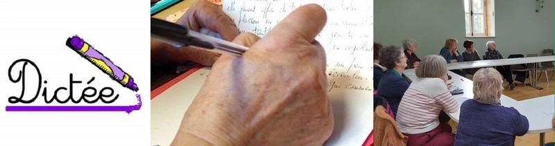 Atelier "dictée" ludique et participatif avec Myriam et exercices 