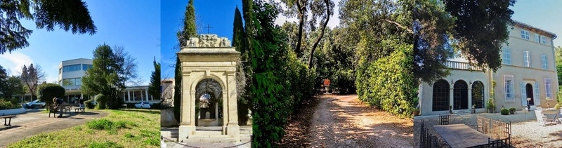 Rando facile "Les Camoins, Eoures" : ses anciens bains thermaux, 