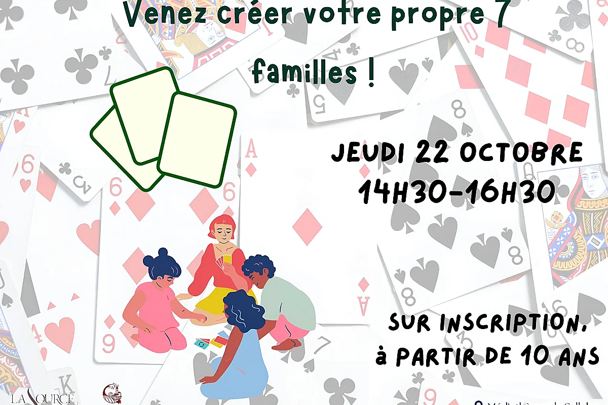 Venez créer votre propre jeux des 7 familles