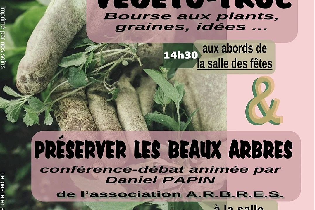 Végéto-troc et Conférence à Chalais