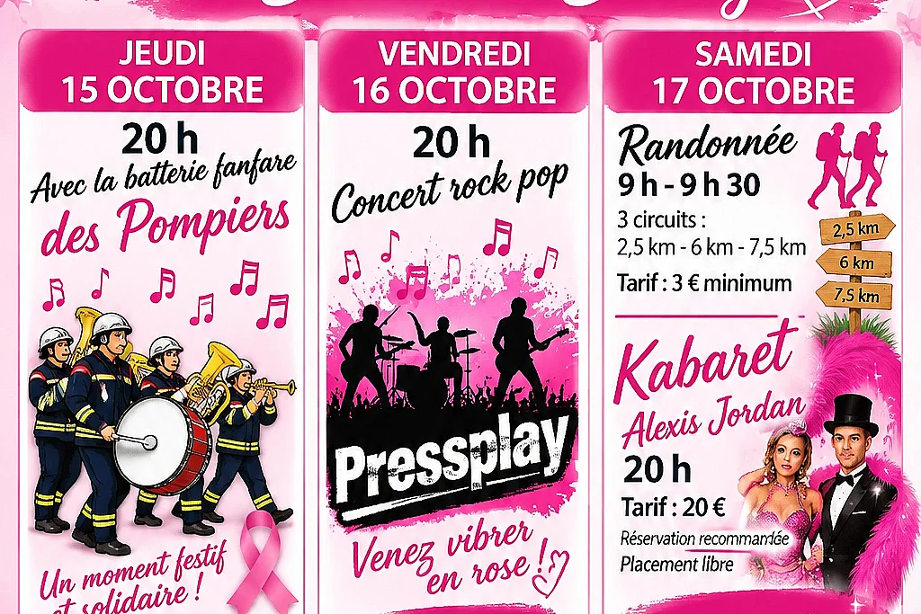 Octobre rose : concert avec Pressplay