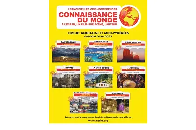 Connaissance du monde - saison 2026/2027