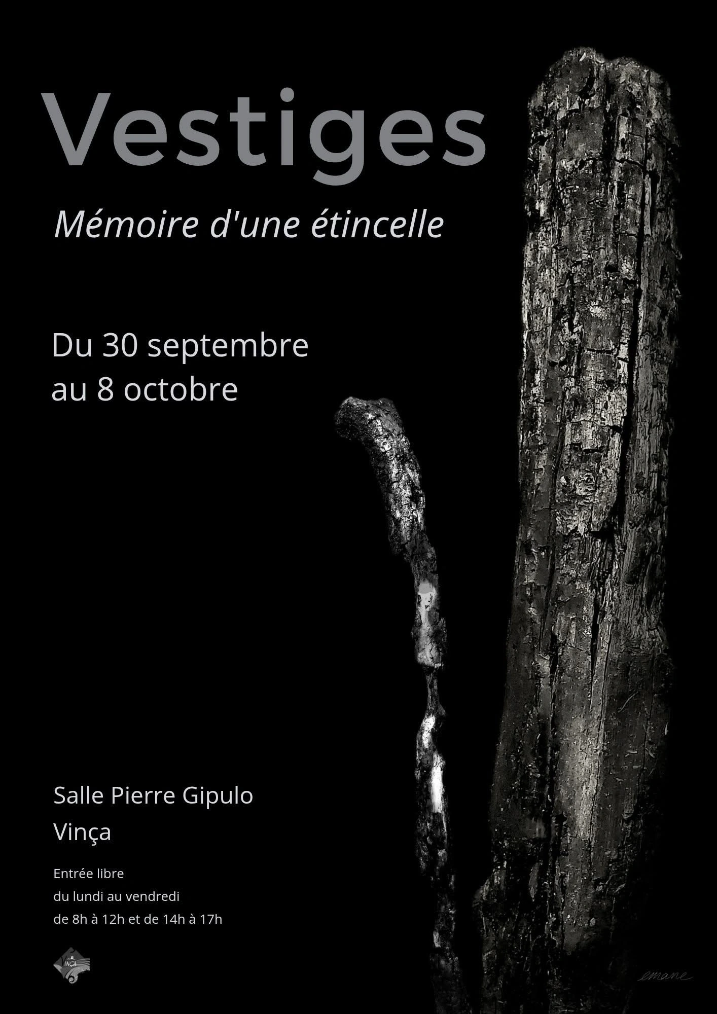 VESTIGES, MÉMOIRE D'UNE ÉTINCELLE