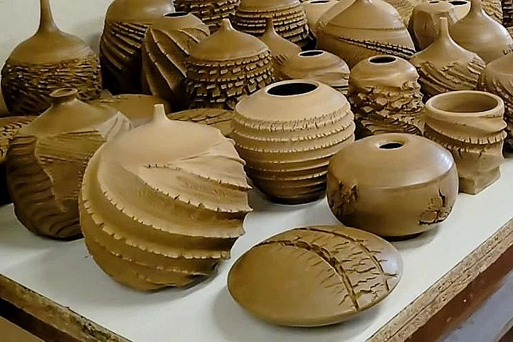 Visite de l'atelier Au fil de la Terre