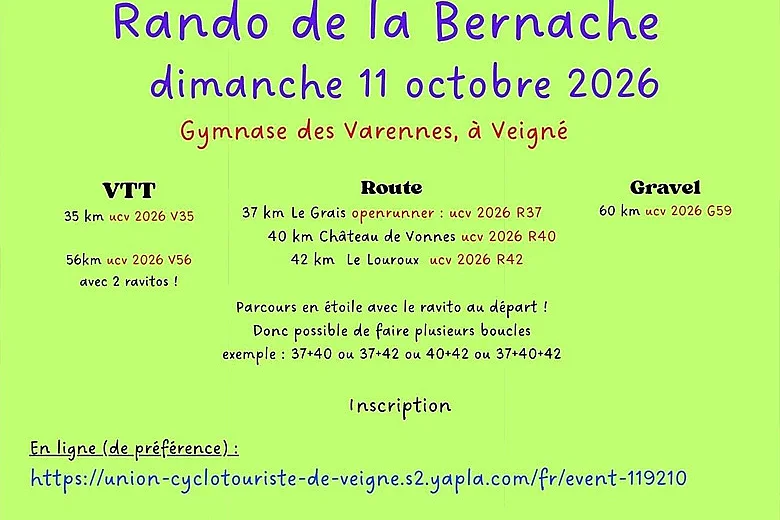Rando de la Bernache,Veigné