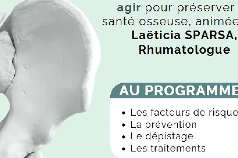 Conférence - L'ostéoporose, parlons-en!