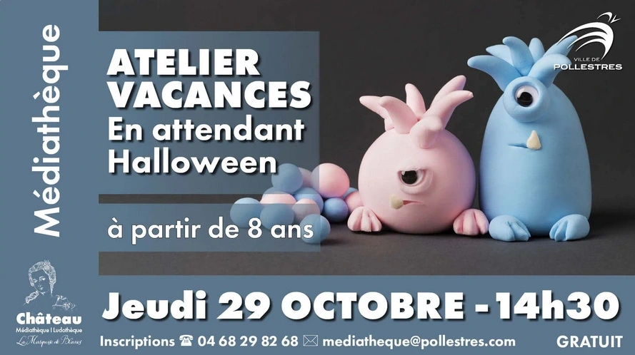 ATELIER VACANCES - EN ATTENDANT HALLOWEEN
