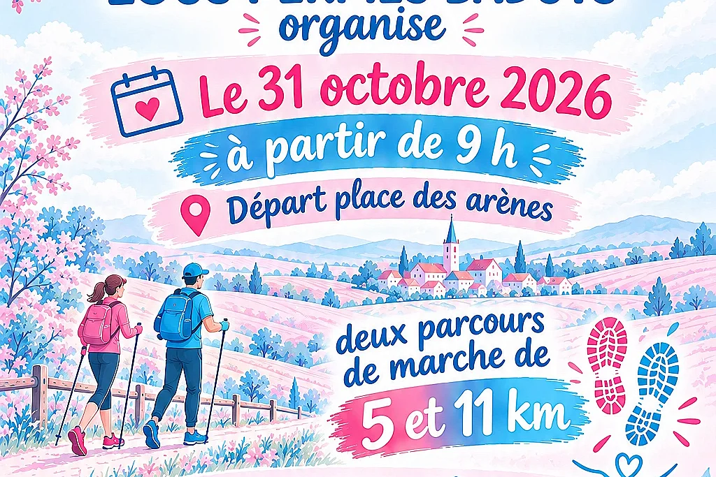 Marches pour Octobre rose et Novembre bleu à Gamarde