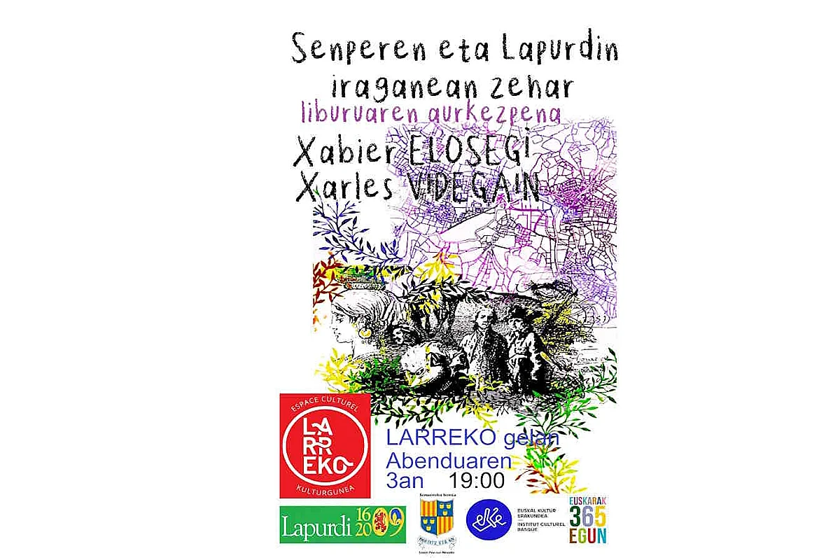 Conférence en basque "Senpere et Lapurdin iraganean zehar" Liburuaren aurkezpena