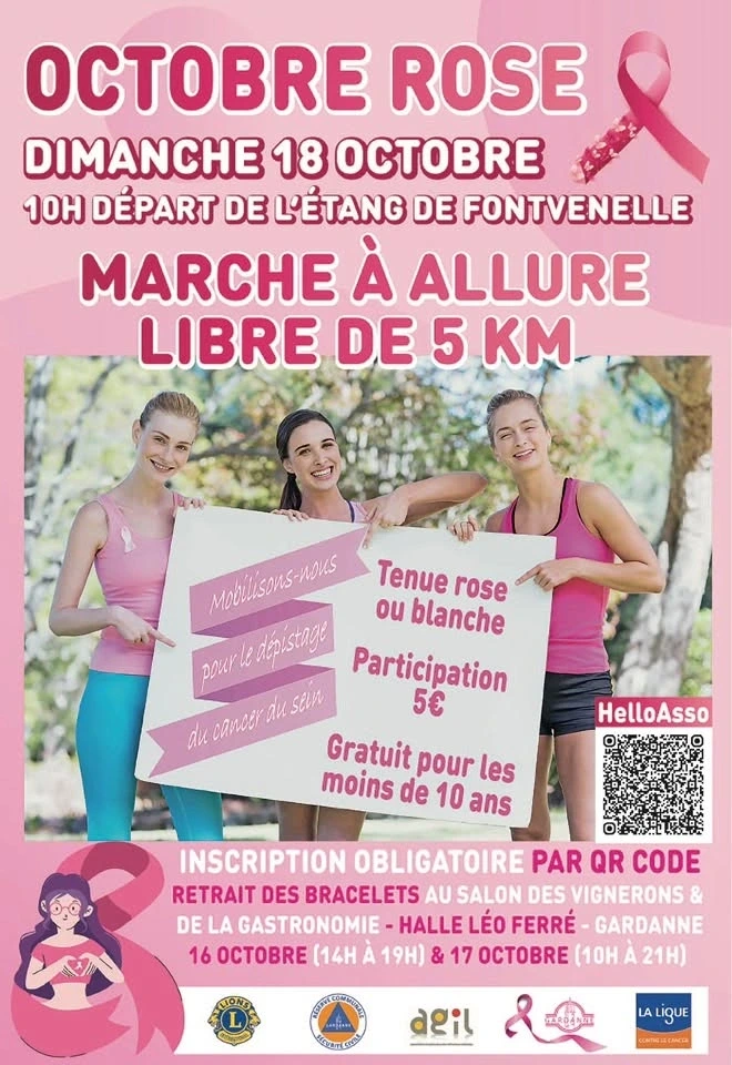 Octobre rose à Gardanne