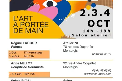 Portes ouvertes Ateliers d’Artistes du Gâtinais : Anne MILLOT