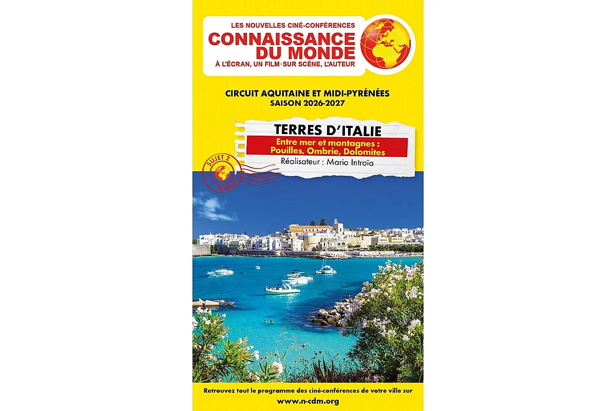 Connaissance du monde - Terres d'Italie : Entre mers et montagne