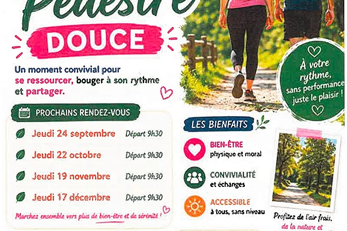 Balade pédestre douce avec la Ligue Contre le Cancer