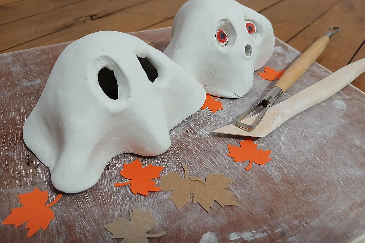 Halloween - Atelier - Mon fantôme en argile