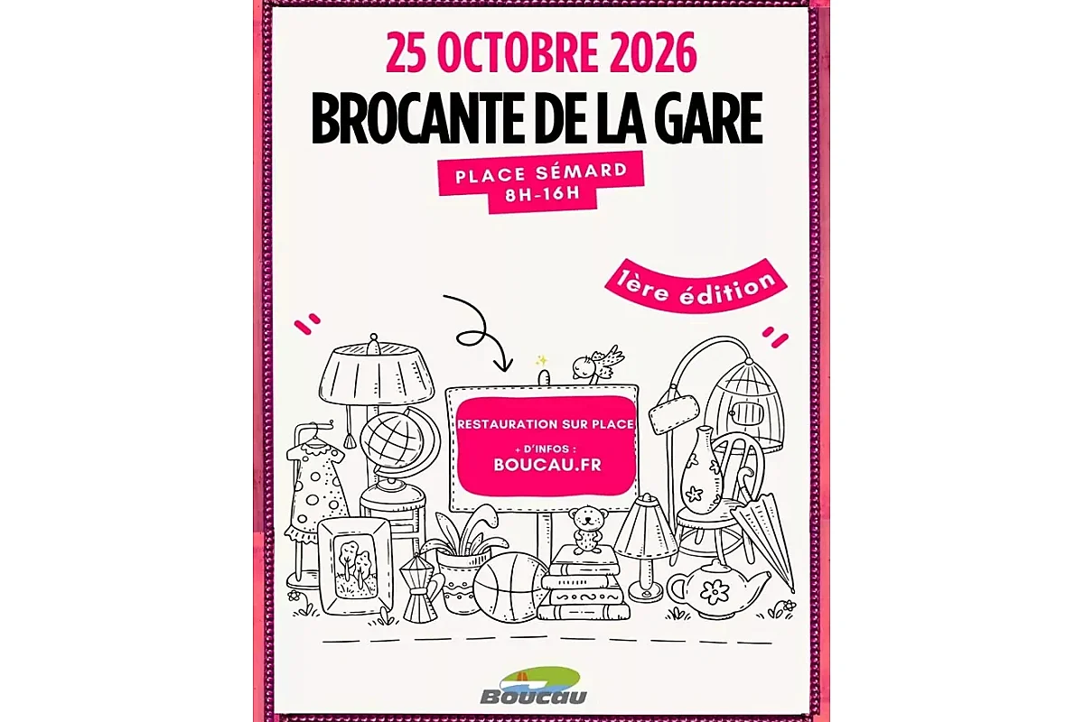 Brocante de la gare, 1ère édition