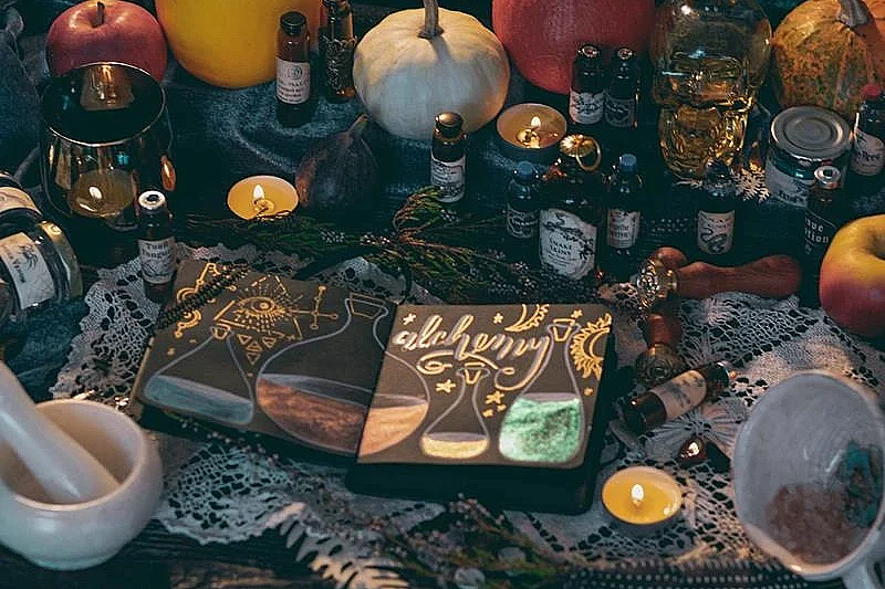 Potions magiques et recettes mystérieuses