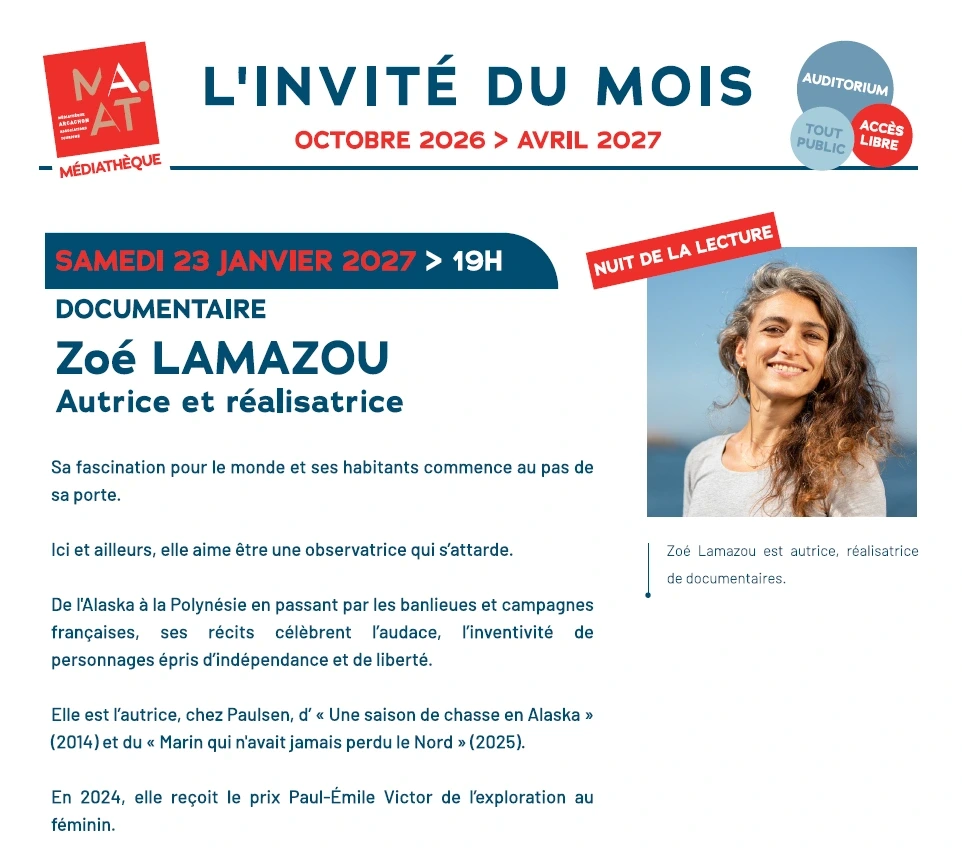 L'invité du mois : Zoé Lamazou