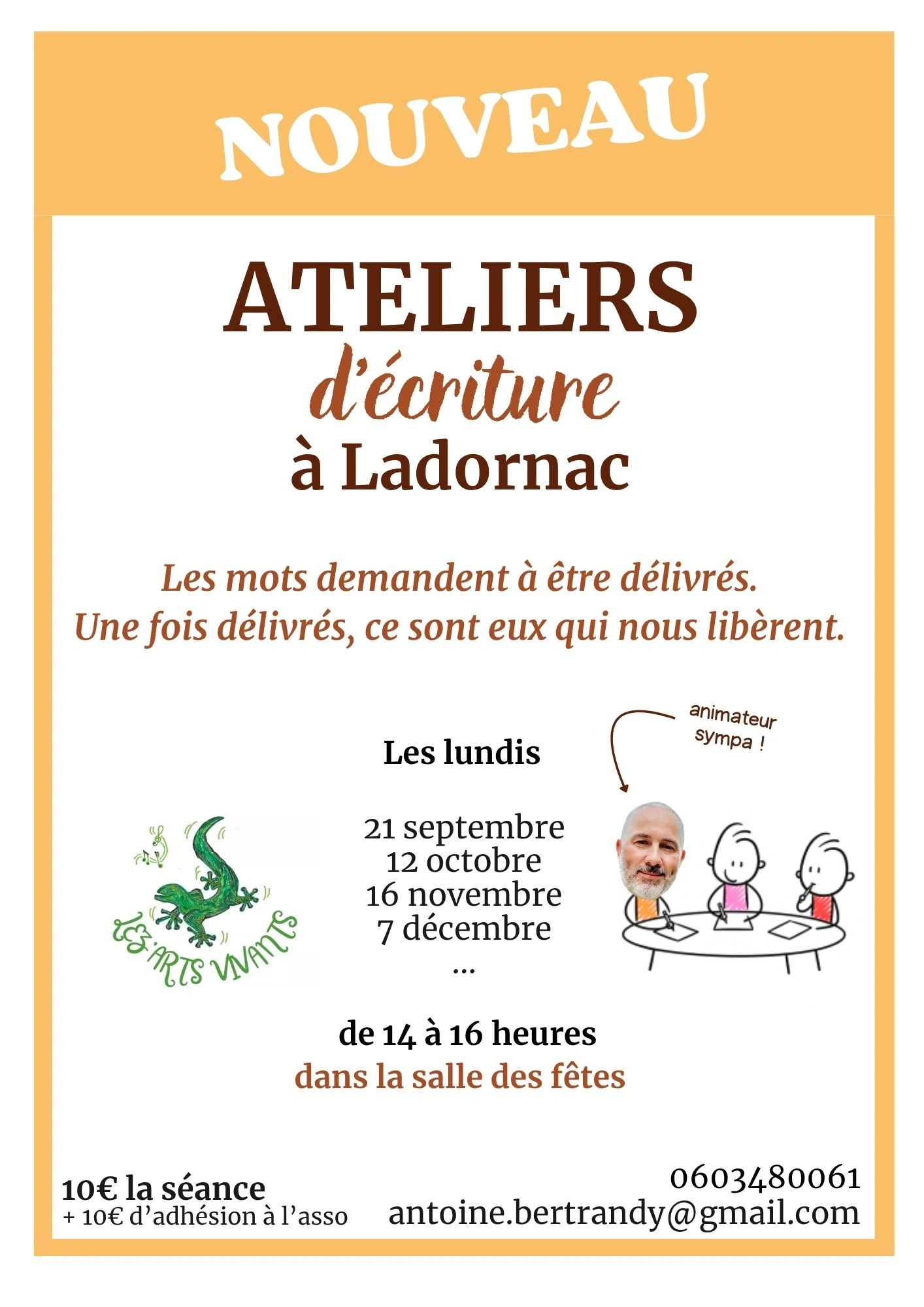 ATELIER D’ÉCRITURE
