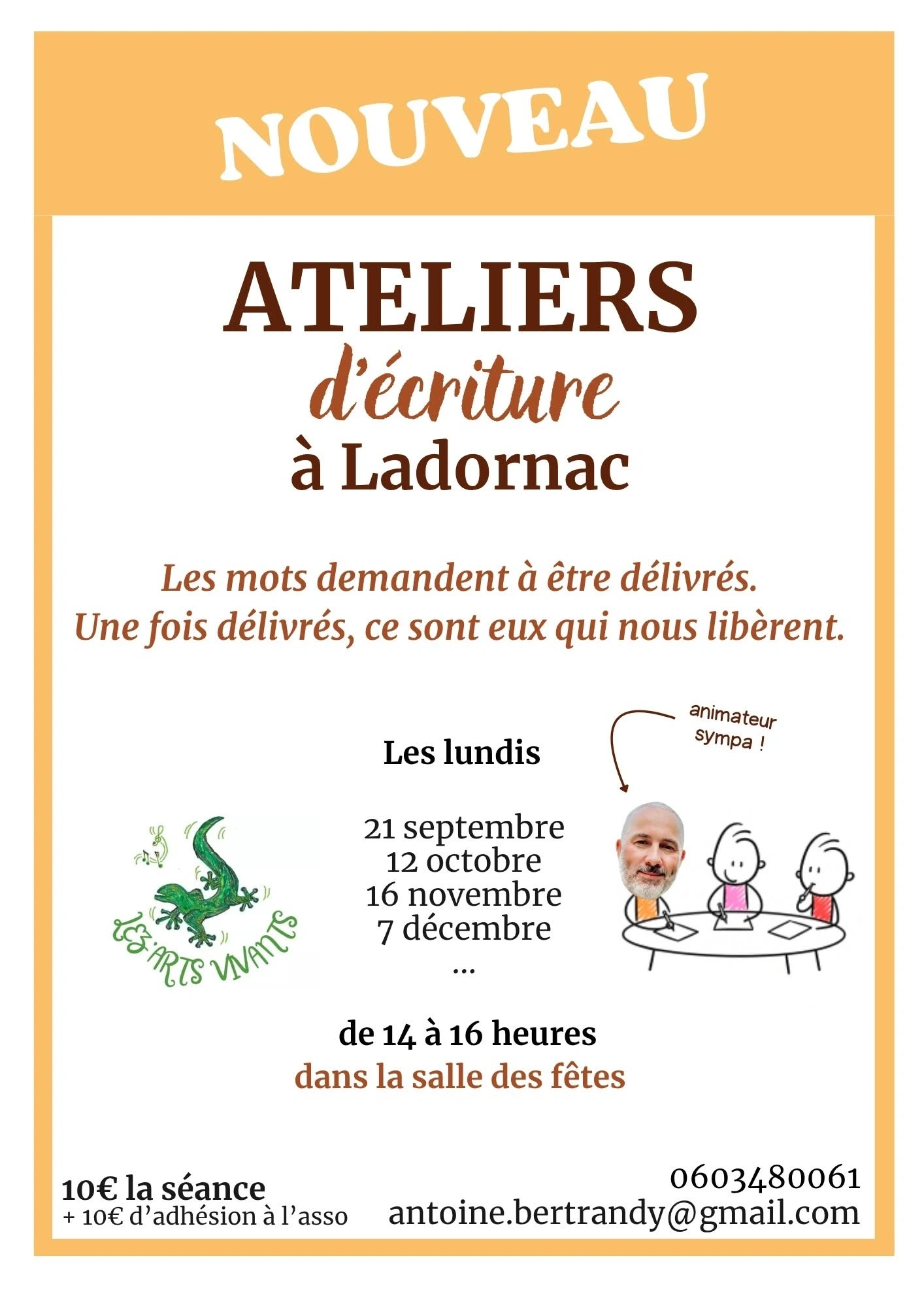 ATELIER D’ÉCRITURE