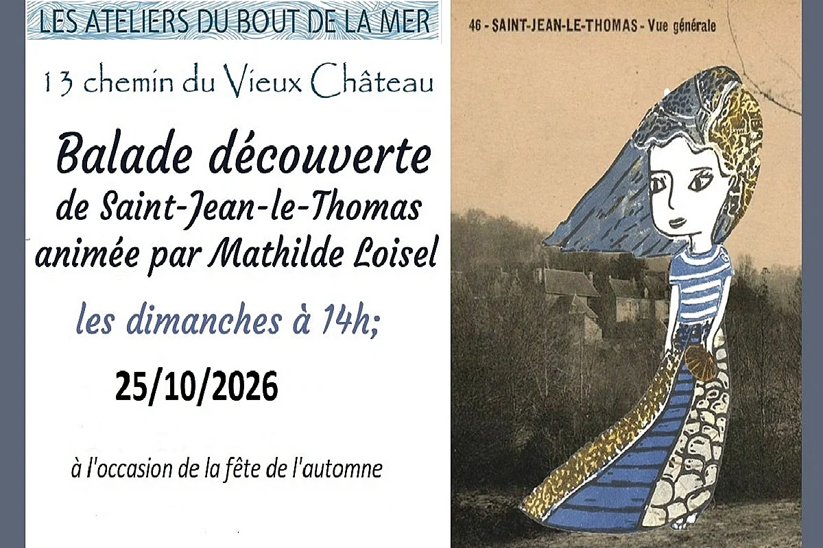 Balade artistique de St Jean-le-Thomas à l'occasion de la fête de l'automne