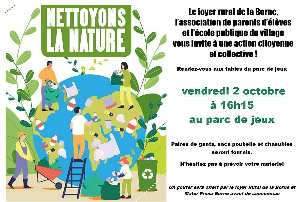NETTOYONS LA NATURE